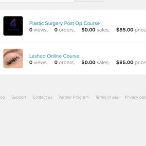 Lashes and Post op care ebooks.  Go to Linktr.ee/Burchstore to purchase